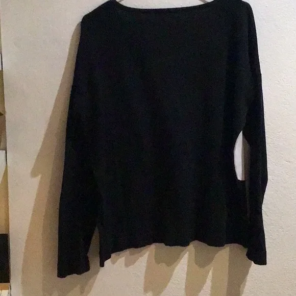 Metalicus Black & White Cotton Jumper Size M/L - Picture 2 of 5